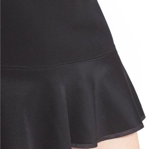 Rag & Bone tight stretchy ruffle Hem Black Mini skirt 6 - Picture 4 of 12